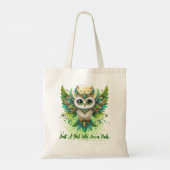 Enchanted Owl Queen Tote Bag (Achterkant)