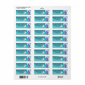 Enchanted Owls Return Address Labels (Full Sheet)