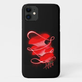 Enchanted Oyster Glowing Rode Paddestoel Telefoon  Case-Mate iPhone Case (Achterkant)