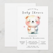 Enchanted Pastel Beer Baby shower Kaart (Voorkant / Achterkant)