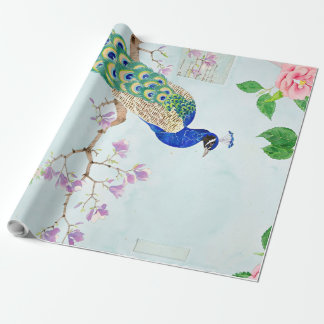 Enchanted Peacock | Chibi Peacock Gift Cadeaupapier