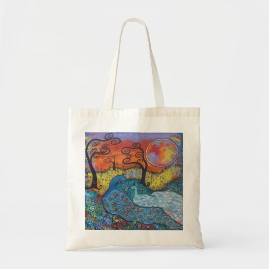 Enchanted Peacocks Tote Bag (Voorkant)