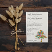 Enchanted Pine Tree Forest Wedding Kaart