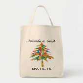 Enchanted Pine Tree Forest Wedding Tote Bag (Voorkant)
