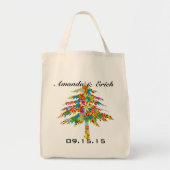 Enchanted Pine Tree Forest Wedding Tote Bag (Voorkant)