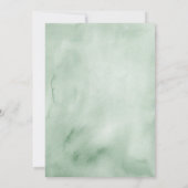 Enchanted Pink Fairy and Unicorns Forest Birthday Kaart (Achterkant)