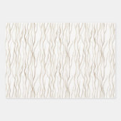 Enchanted Pink Flower Uil Verjaardag Inpakpapier Vel (Voorkant)