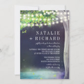 Enchanted Pond Evening Wedding Kaart (Voorkant)