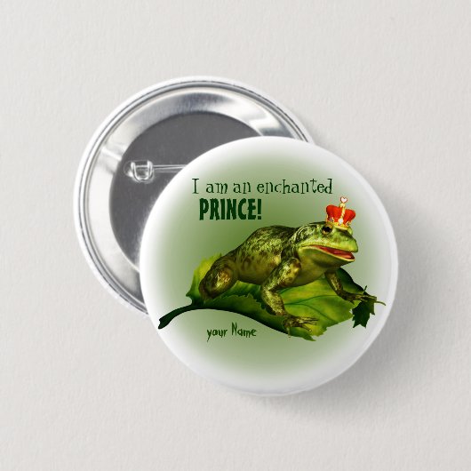 Enchanted Prince Button (Voorkant /achterkant)