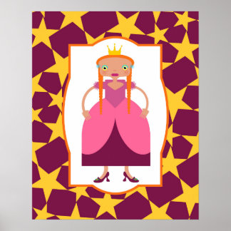 Enchanted Princess Girl Poster