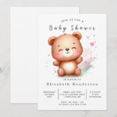 Enchanted Printable Beer Baby shower Kaart (Voorkant / Achterkant)
