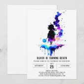 Enchanted Printable Wizardry Verjaardag Kaart (Voorkant / Achterkant)