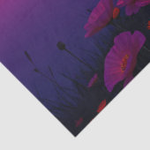 Enchanted Purple Twilight Willow Decoupage Paper Tissuepapier (Detail)