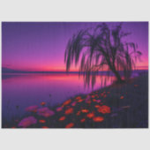 Enchanted Purple Twilight Willow Decoupage Paper Tissuepapier (Voorkant)