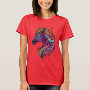 Enchanted Radiance: de mystieke eenhoorn T-shirt