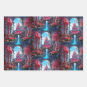 Enchanted Realm - Fantasy Castle en het Mystic Pla Inpakpapier Vel (Voorkant 2)
