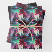 Enchanted Realm - Fantasy Castle en het Mystic Pla Inpakpapier Vel (In situ)