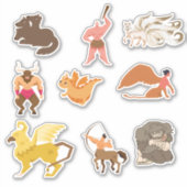 Enchanted Realms: Mythische wezens Sticker Colle (Voorkant)