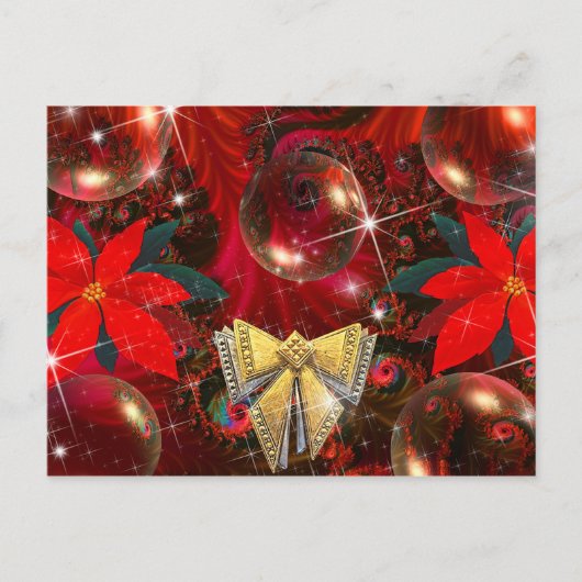 Enchanted_RED_STATIN Briefkaart (Voorkant)