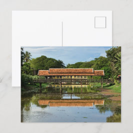 Enchanted Reflection: Bridges of Siem Reap Briefkaart