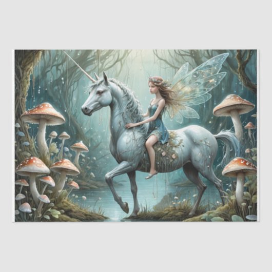 Enchanted Ride - Decoupage - Tissuepapier (Voorkant)
