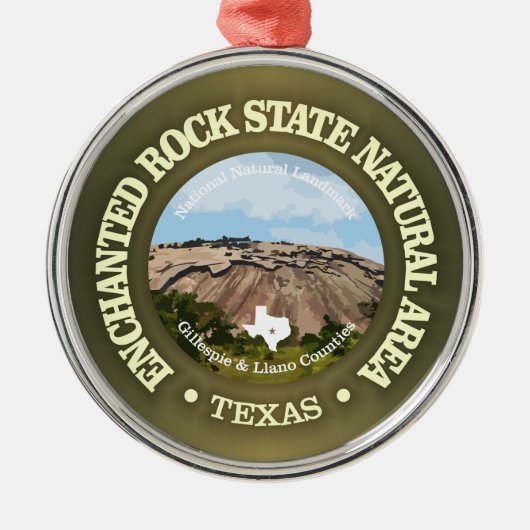 Enchanted Rock SNA Metalen Ornament (Voorkant)