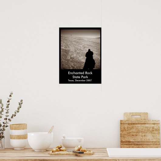 Enchanted Rock State Park Tx Poster (Keuken)