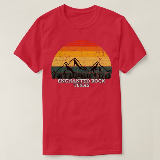 Enchanted rock Texas T-shirt (Design voorkant)