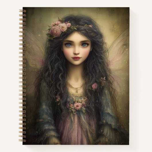 Enchanted Rose Garden Fairy Journal Notitieboek (Voorkant)