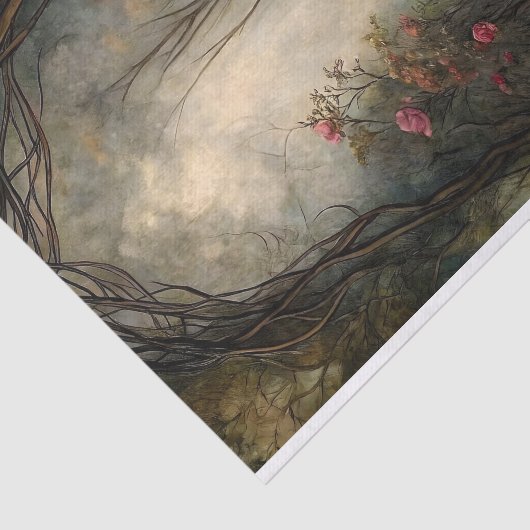 Enchanted Roseway Decoupage Tissuepapier (Detail)