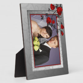 Enchanted Rozen Wedding Plaque Fotoplaat
