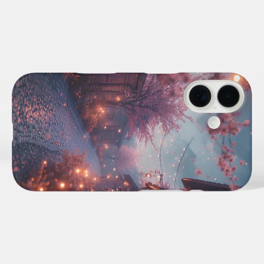 Enchanted Sakura Alley Case-Mate iPhone Case (Achterkant (horizontaal))