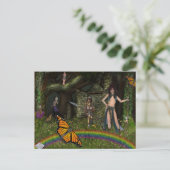 Enchanted Scene Fantasy Briefkaart (Staand voorkant)