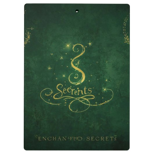 Enchanted Secrets – Golden Sigil Klembord (Achterkant)