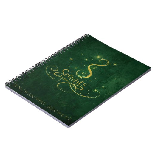 Enchanted Secrets – Golden Sigil Notitieboek (Linkerzijde)