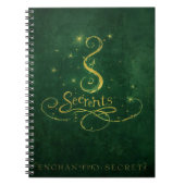 Enchanted Secrets – Golden Sigil Notitieboek (Voorkant)