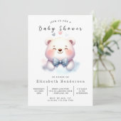 Enchanted Simple Beer Baby shower Kaart (Staand voorkant)