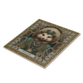 Enchanted Spirit Hedgehog gepersonaliseerde juwele Tegeltje (Zijkant)