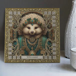 Enchanted Spirit Hedgehog gepersonaliseerde juwele Tegeltje<br><div class="desc">Ervaar de betovering van het dierenrijk tot leven gebracht met deze unieke keramische tegel. De "Enchanted Spirit Hedgehog" is een artistieke verkenning van oude tribale symboliek gecombineerd met een moderne punk esthetiek. Deze tegel is gegoten in warme tinten van donkergroen, bruin, goud en donkeraquamarijn, geïnspireerd op het rijke palet van...</div>