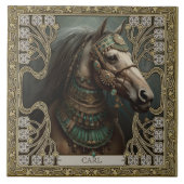 Enchanted Spirit Paard gepersonaliseerd Tegeltje (Voorkant)