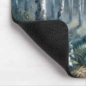 Enchanted Spring Birch Forest in Moonlight Muismat (Hoek)