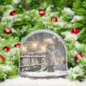 Enchanted Starry Night Child's Christmas Sneeuwbol (Kerstmis)