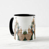 Enchanted Storybook Castle Combo Mug – Whimsical Mok (Voorkant links)