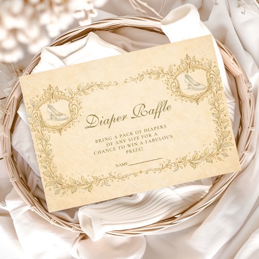 Enchanted Storybook Diapper Raffle Informatiekaartje