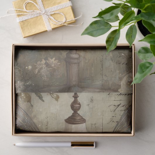 Enchanted Sugar Plum Fairy Ballerina Art Decoupage Tissuepapier (Geschenk)