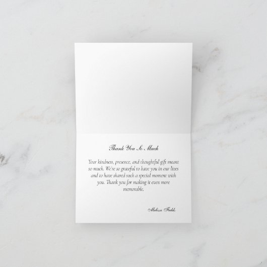 Enchanted Sunlit Summer Grove Bedankkaart (Binnen)