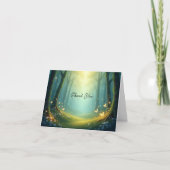 Enchanted Sunlit Summer Grove Bedankkaart (Voorkant)