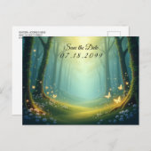 Enchanted Sunlit Summer Grove Feestdagenkaart (Voorkant / Achterkant)