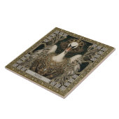 Enchanted Swan Spirit Totem  Tegeltje (Zijkant)