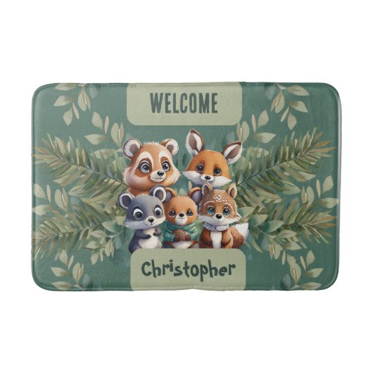 Enchanted Tails Baby Badmat (Voorkant)